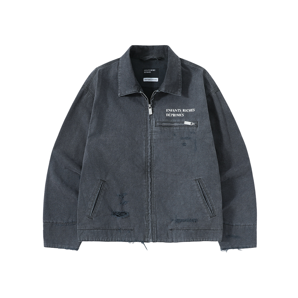 Designer Clothing Enfants Riches Déprimés Washed Ruined Detroit Work Jacket #335370 | Nigo Office
