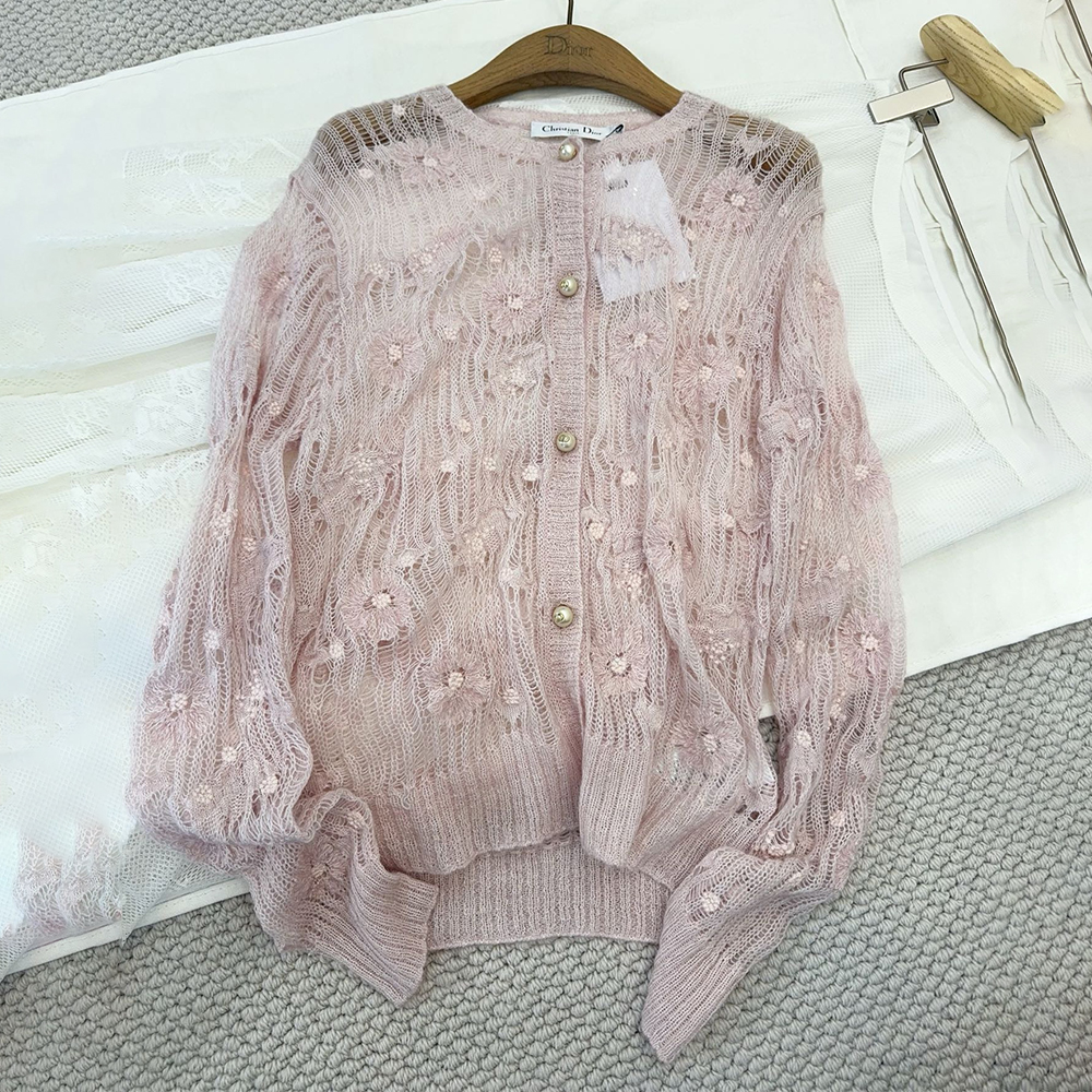 NIGO Dior Hollow Knitted Cardigan #nigo377648