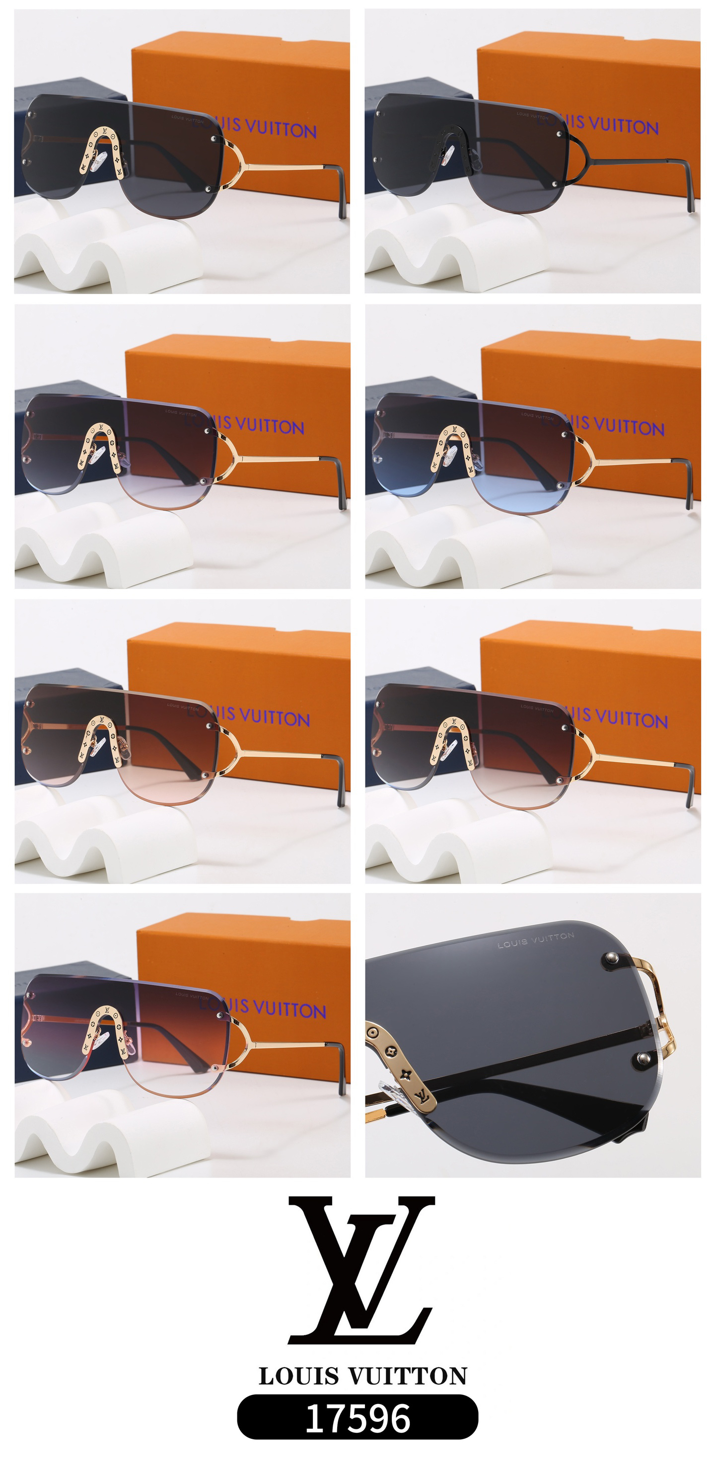 [TOP] Louis Vuitton LV Sunglasses - 7 Colors - 711 Luxury