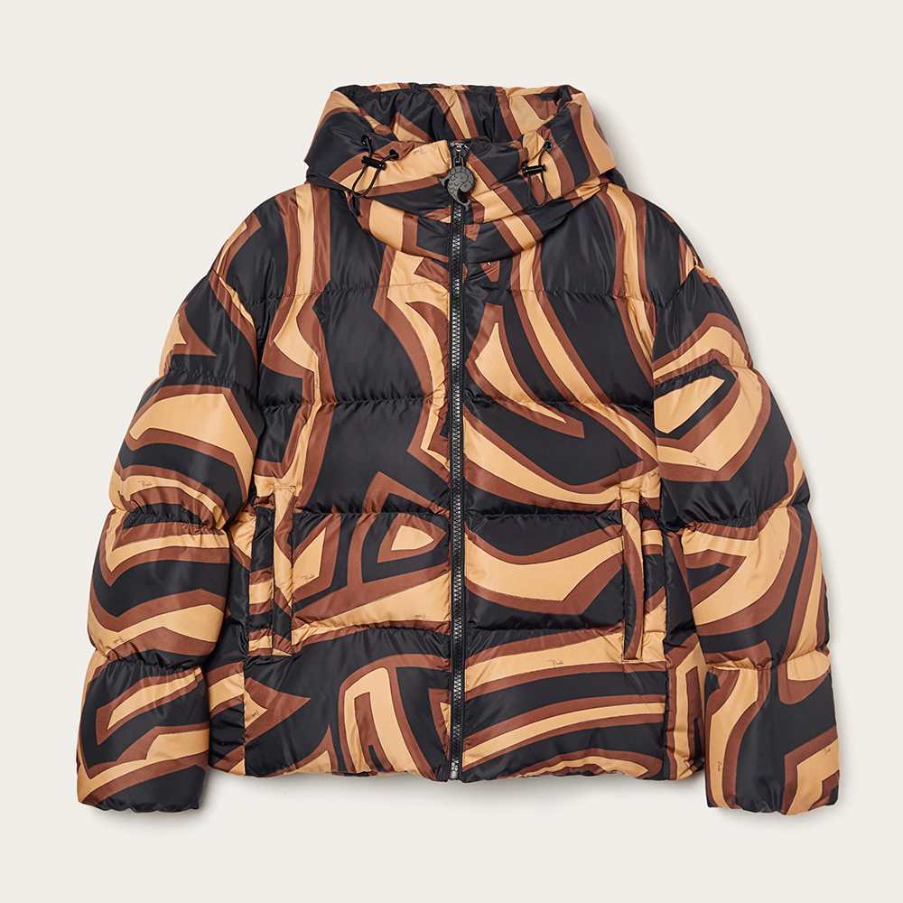 Designer Clothing PUCCI LABIRINTO PRINT DOWN JACKET #378410 | Nigo Office