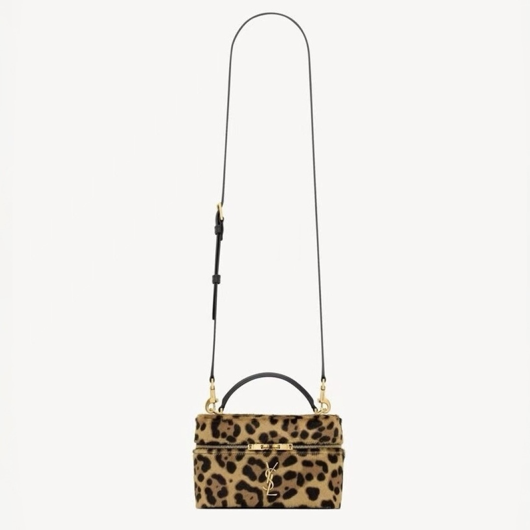 GABY VANITY Mini Leopard Print Clutch Bag #307946