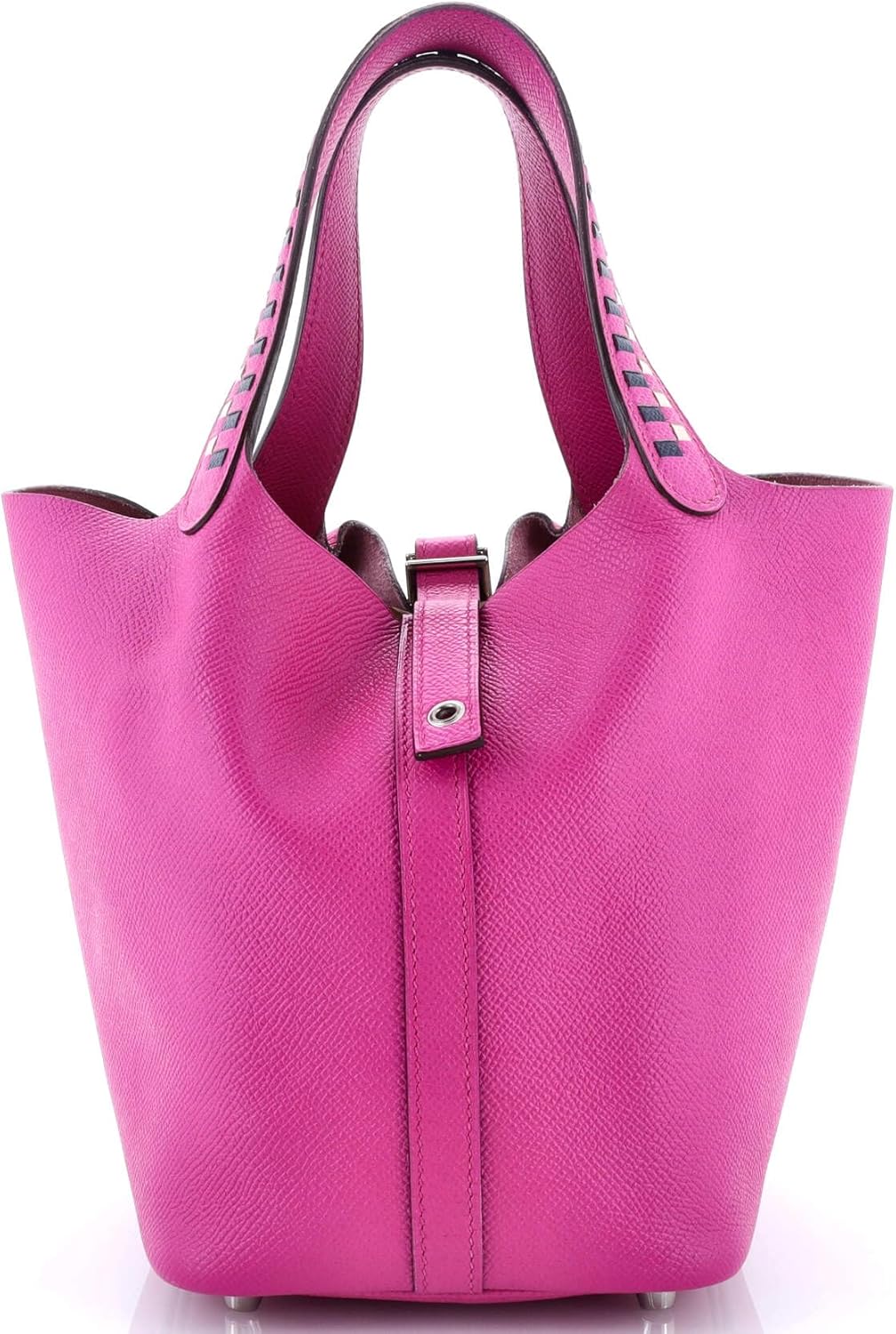 Hermès, Pre-Loved Picotin Lock Bag Tressage Epsom PM, Magnolia