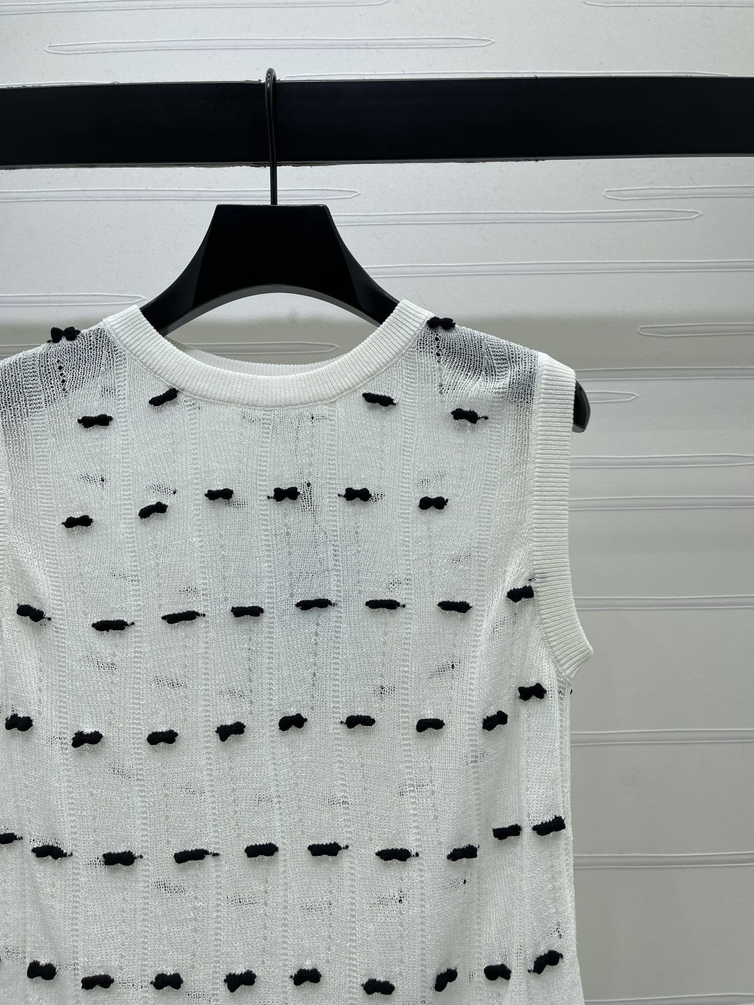 [TOP] CHANEL Knit Top - White - 711 Luxury