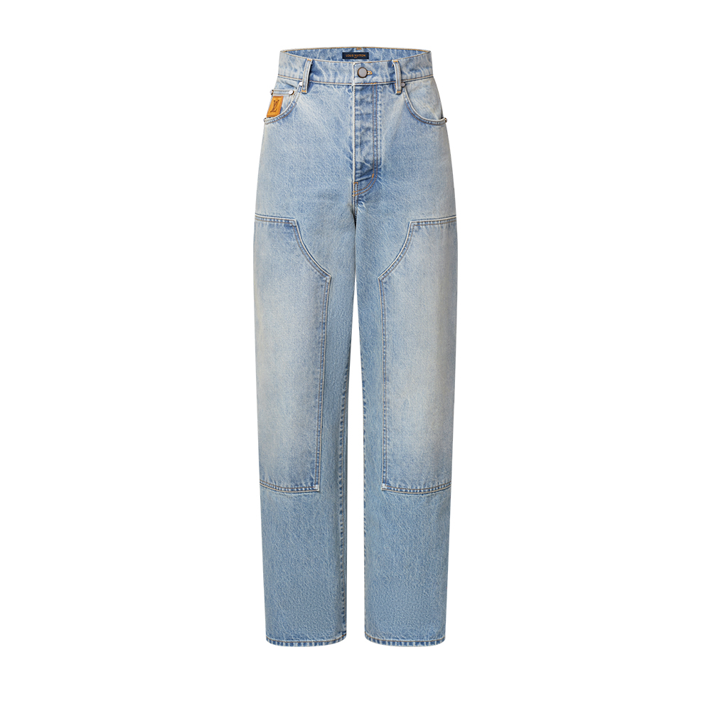 Louis Vuitton Clothing LOUIS VUITTON Denim Carpenter Pants #390636 | Nigo Office