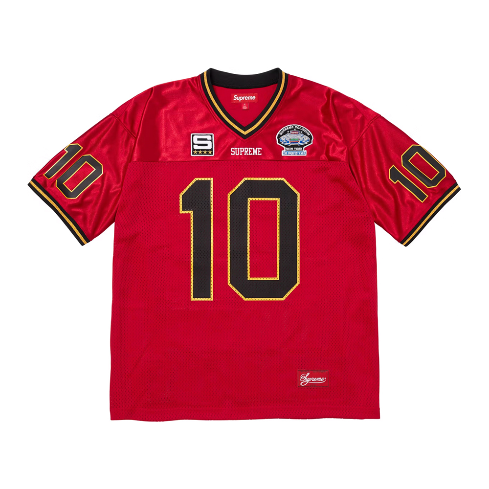 Supreme Mesh Football Short Sleeve Find God Football Jersey #383816