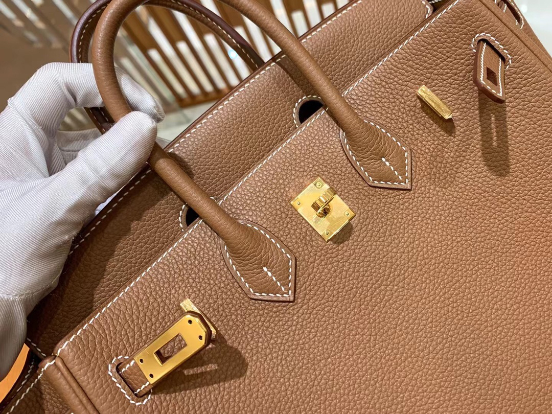 [TOP] HERMES Birkin Togo Leather 25cm - Gold & GHW - 711 Luxury