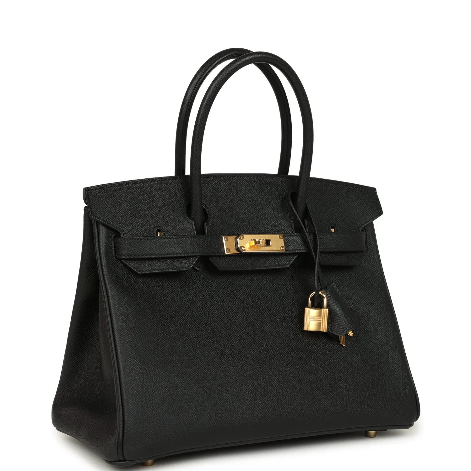 Hermes BirkinBlack Epsom Gold Hardware
