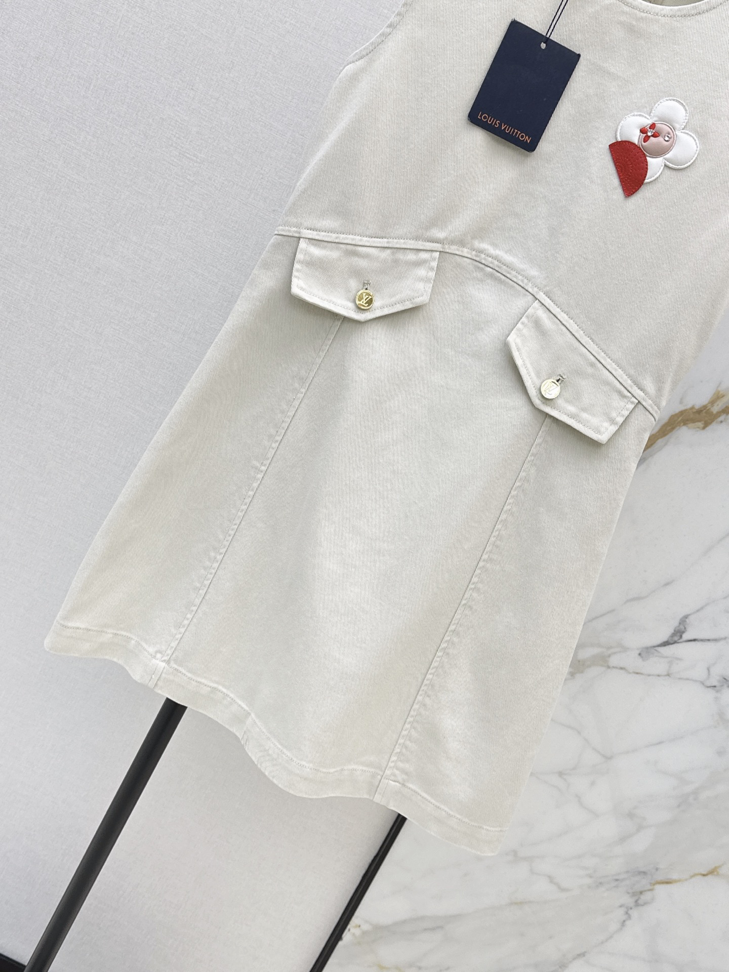 [TOP] Louis Vuitton LV Dress - White