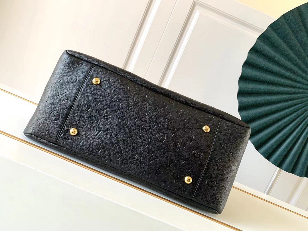 [TOP] Louis Vuitton LV Monogram Empreinte Noir Artsy MM 41 x 32 x 22 cm - Black - 711 Luxury