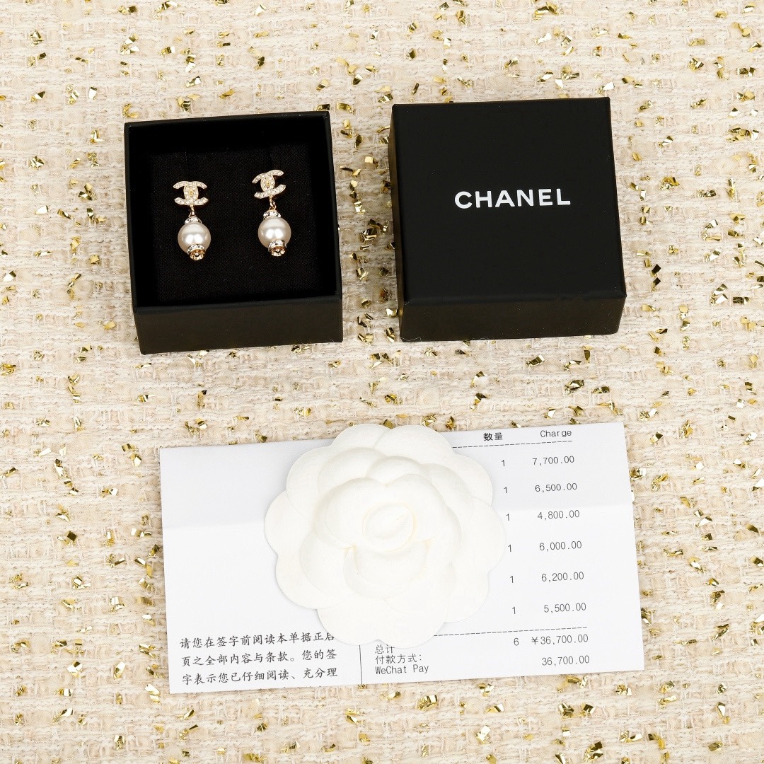 [TOP] CHANEL Earrings - 2 Color
