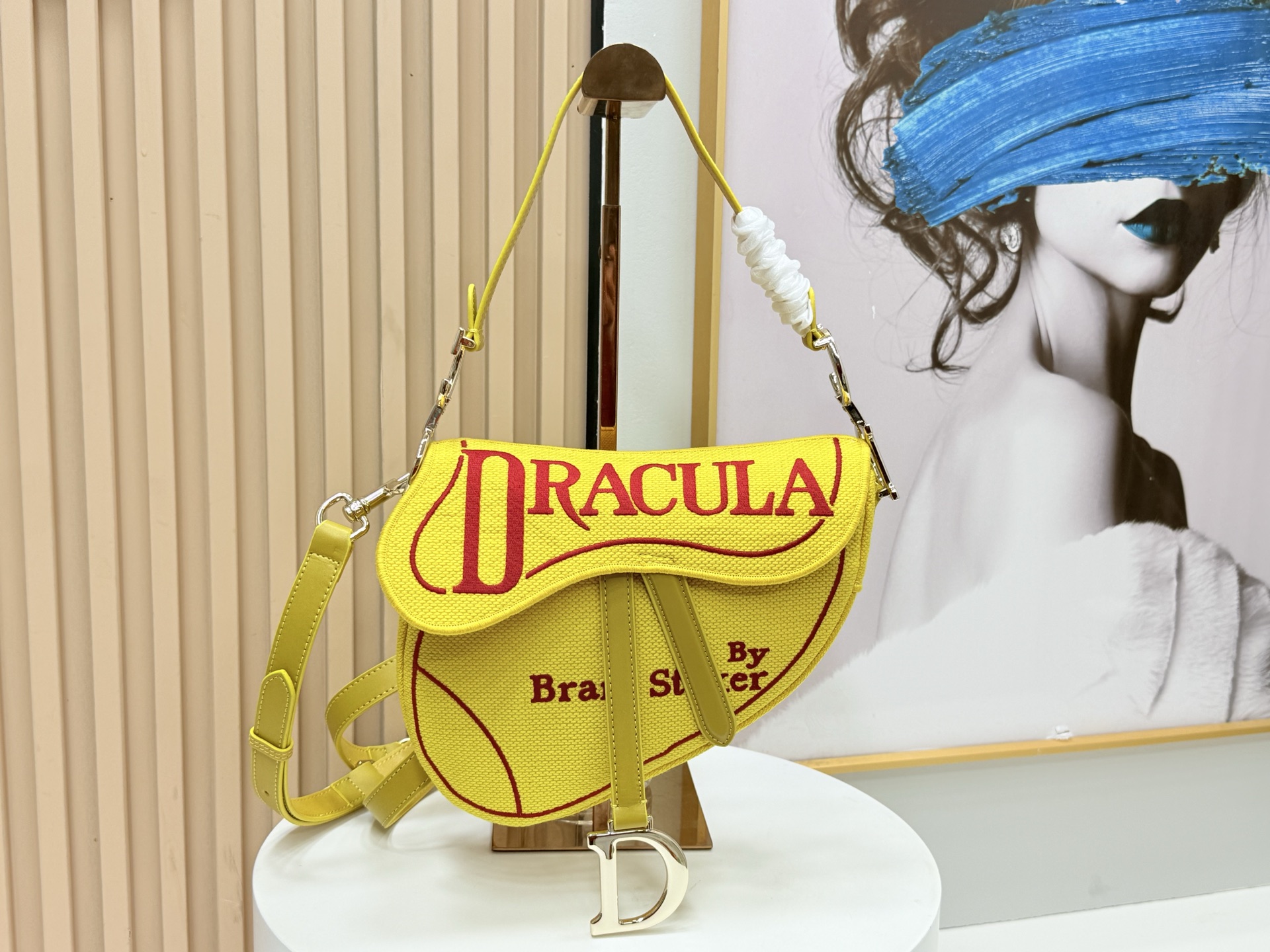 [TOP] Christian Dior Saddle Bag  24×16×18cm - Yellow