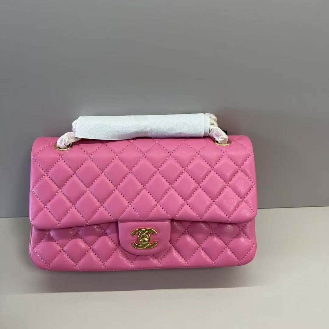 [TOP] CHANEL Classic Flap Bag Medium 25cm – Pink - 711 Luxury