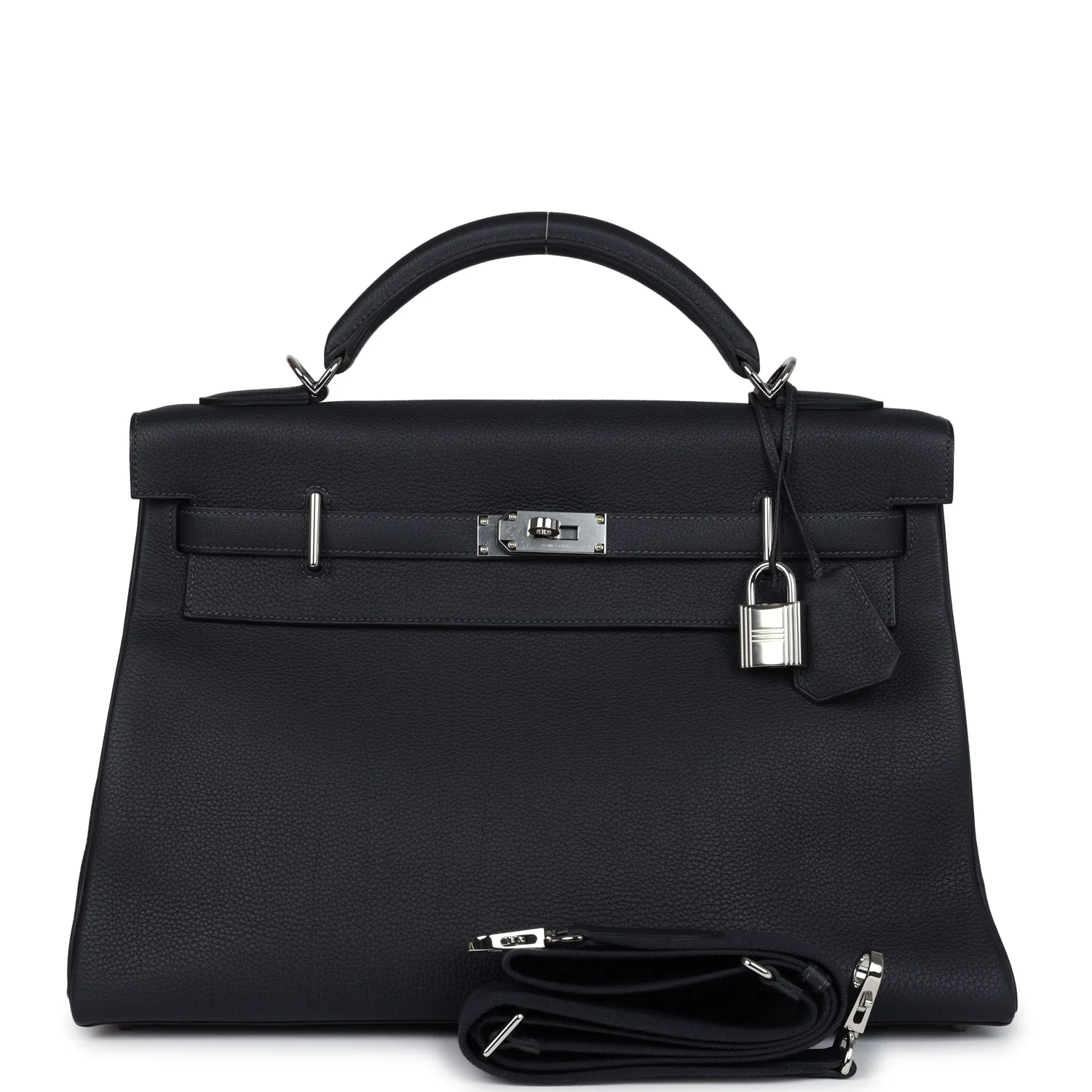 Hermes Kelly 4 Maxi Caban Togo Palladium Hardware