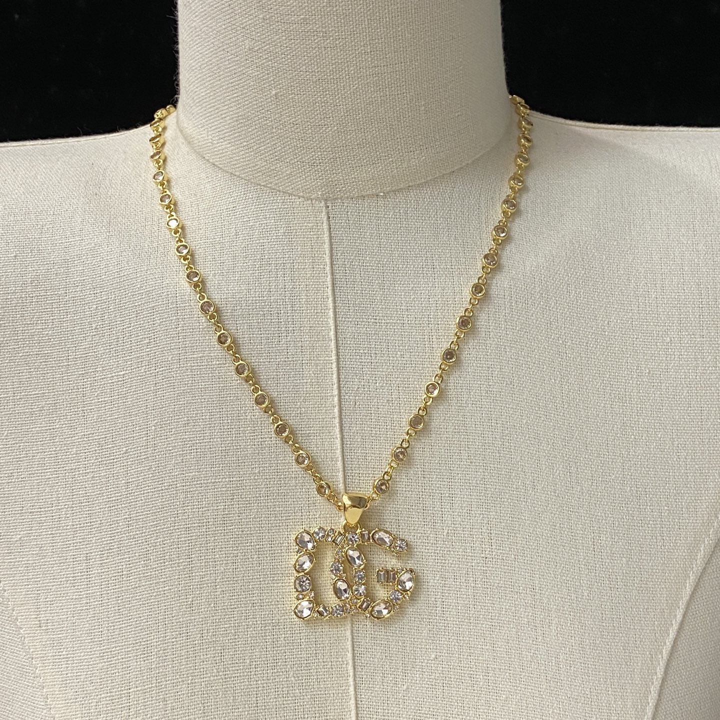 [TOP] Dolce & Gabbana D&G Necklace - Gold - 711 Luxury