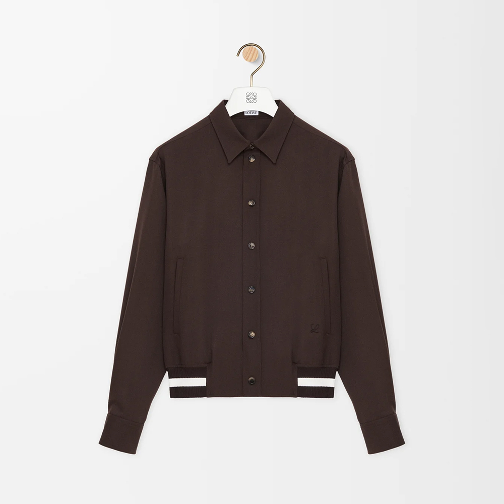 Loewe brown Clothing LOEWE Jacket in Wool Brown #393194 | Nigo Office