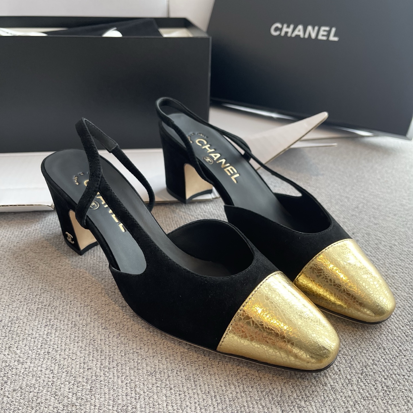 Chanel Bow Ballet Shoes #381461