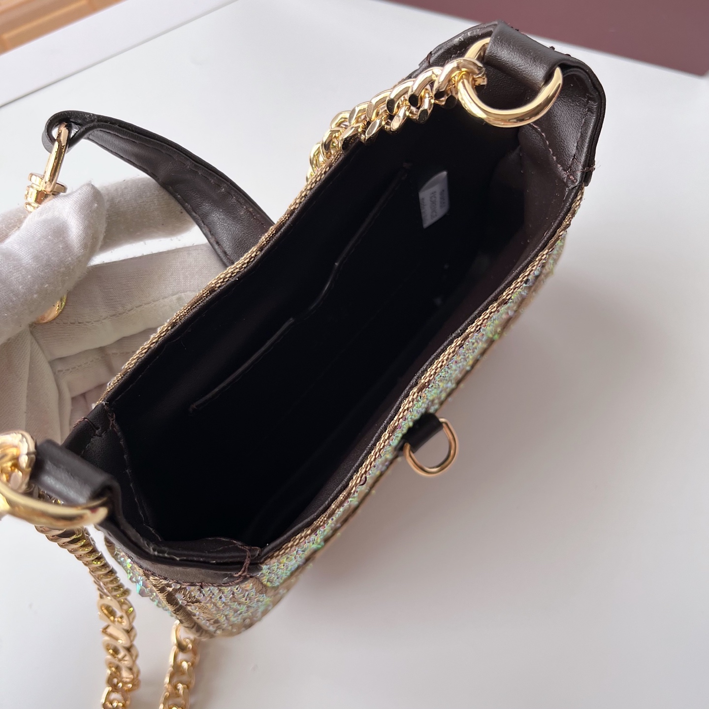 [TOP] GUCCI Jackie Notte Bag Mini 19.5*18*3.5 cm - Brown