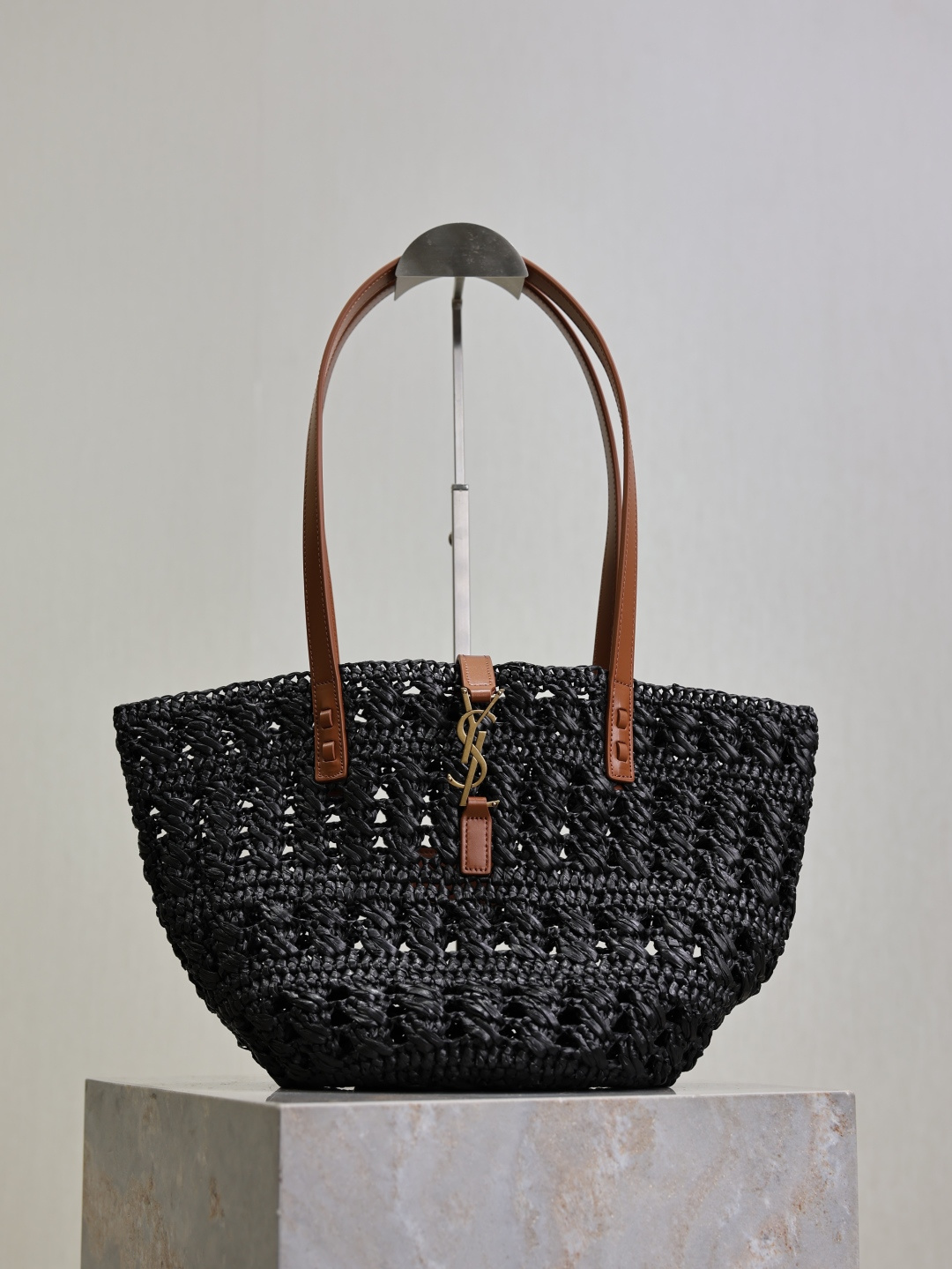 [TOP] Yves Saint Laurent YSL Woven Hobo Bag 55×31×28cm/ 42×20×22cm - 2 Colors - 711 Luxury