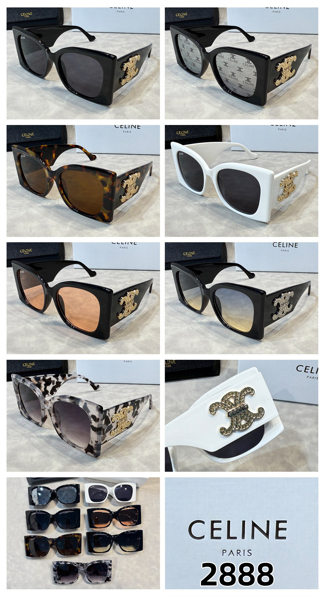 [TOP] CELINE Sunglasses - 7 Colors - 711 Luxury