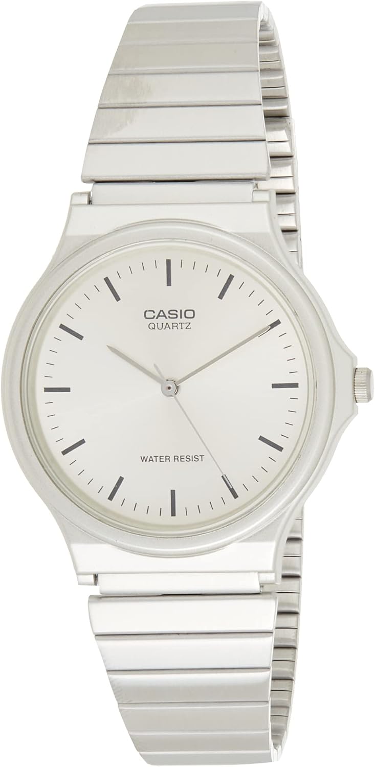 Casio MQ24 Series | Quartz Analog Watch for Men | Water Resistant | Resin Case | Resin Band | Resin Glass | Three Hand Analog (HR, Min, SEC) | Classic Casio Design | 3 Year Battery