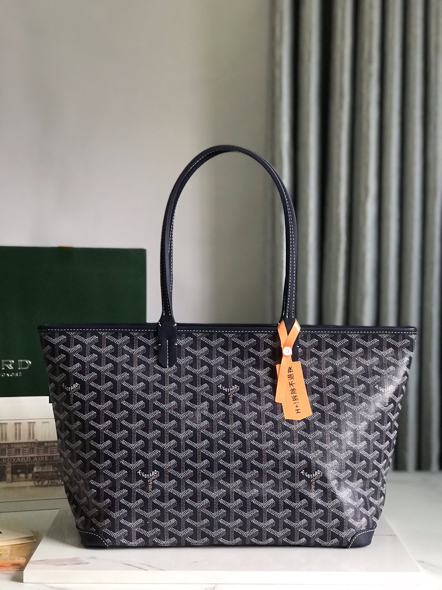 [TOP] Goyard Artois Bag 41-30x23.5x13cm - Navy Blue - 711 Luxury