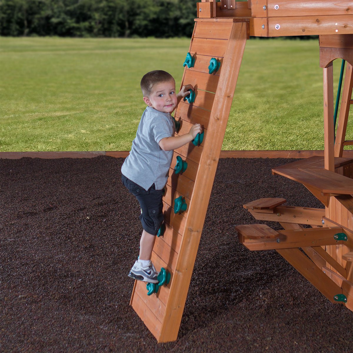 Woodland Wooden Swing Set