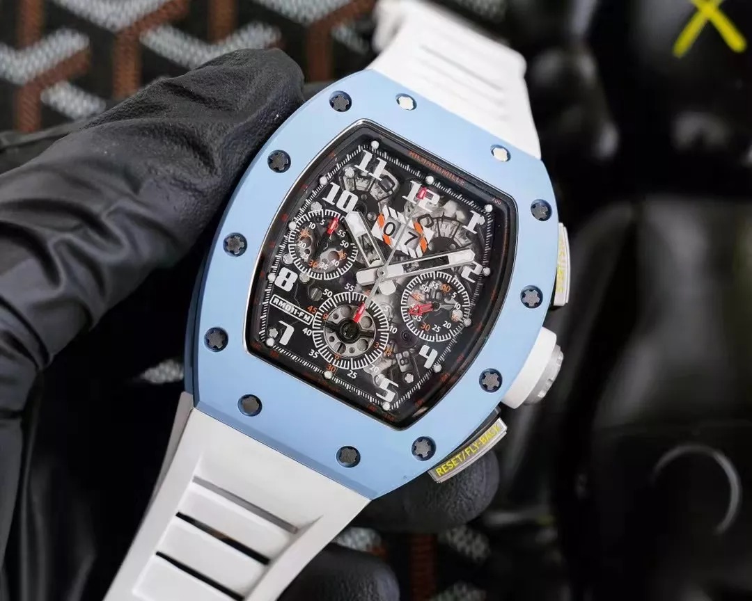 RM 11-03 Skeleton Blue Bezel 41mm