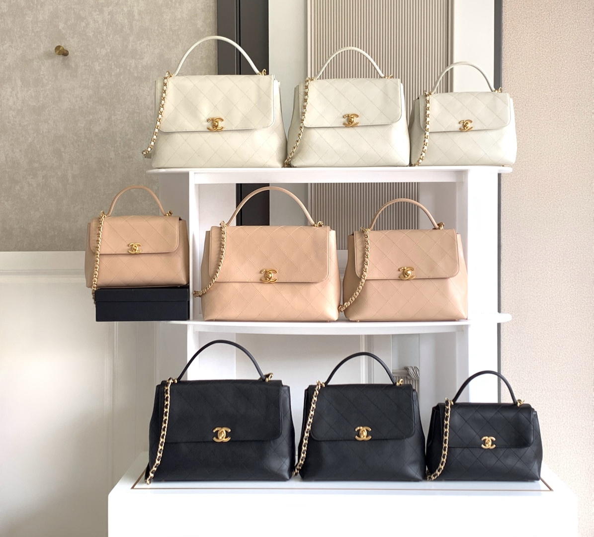 [TOP] CHANEL Document Flap Bag 3 Sizes - 3 Colors