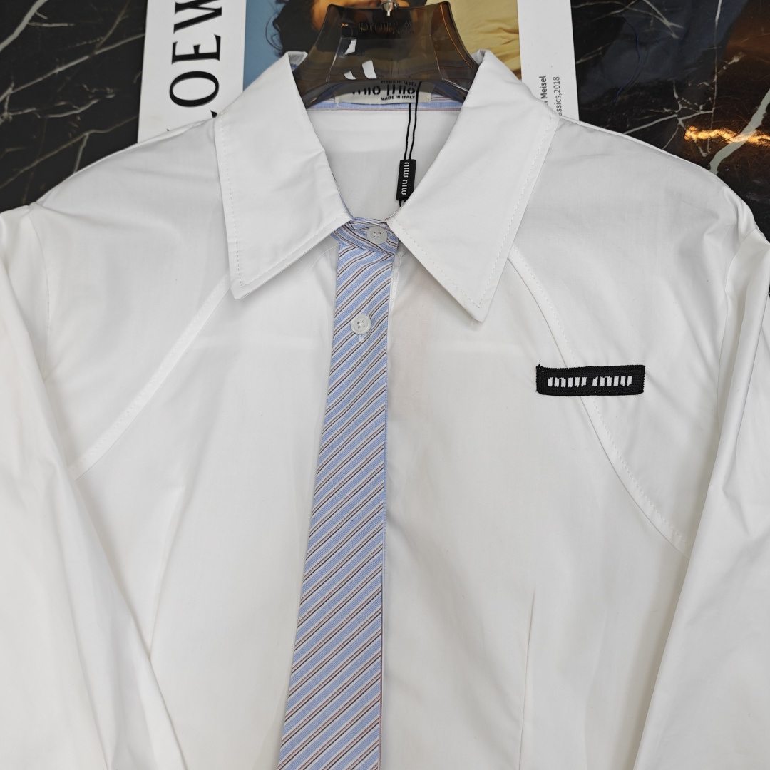 [TOP] Miu Miu  Shirt - White