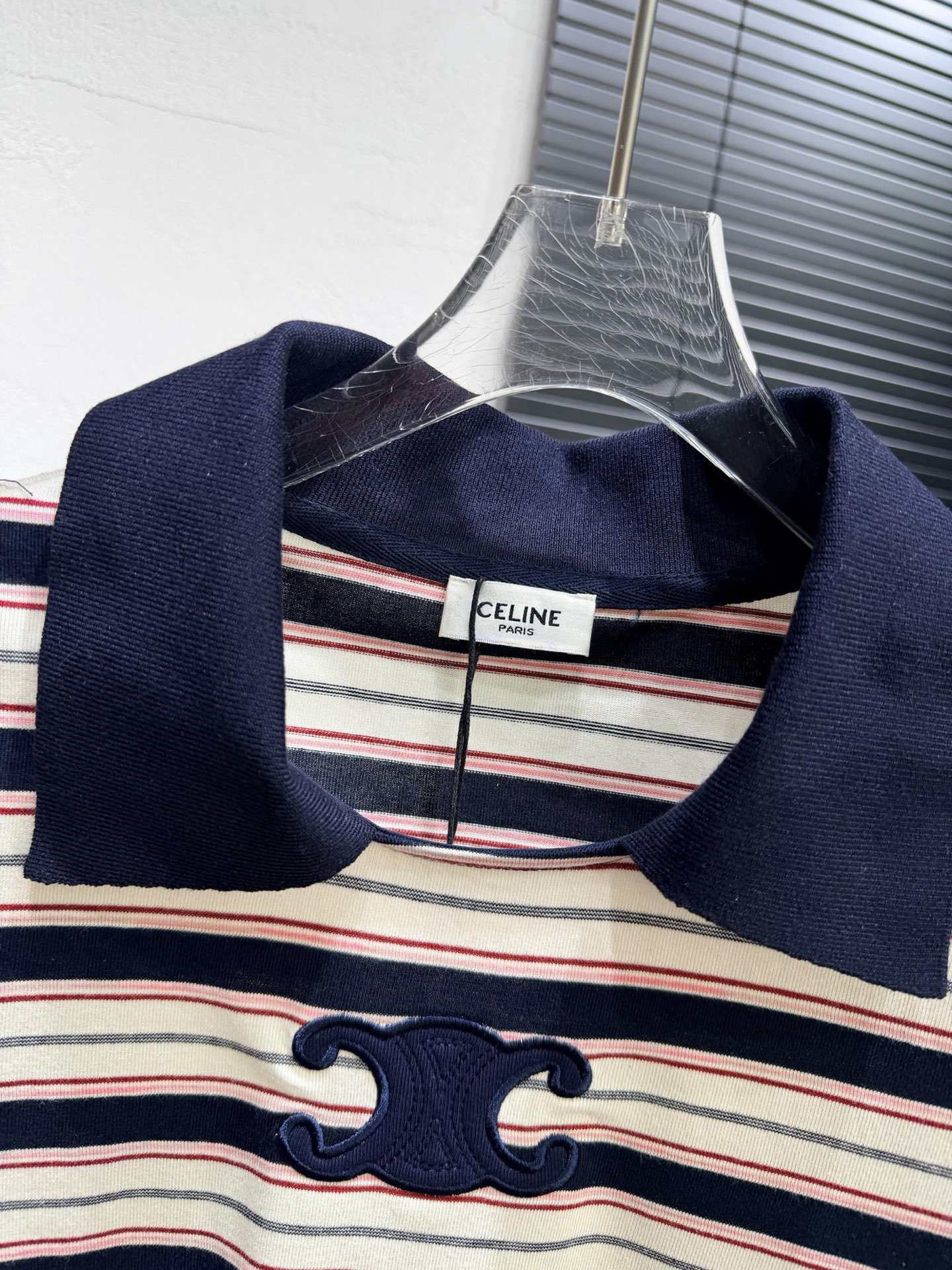 [TOP] CELINE  Long-Sleeved Shirt - Stripe