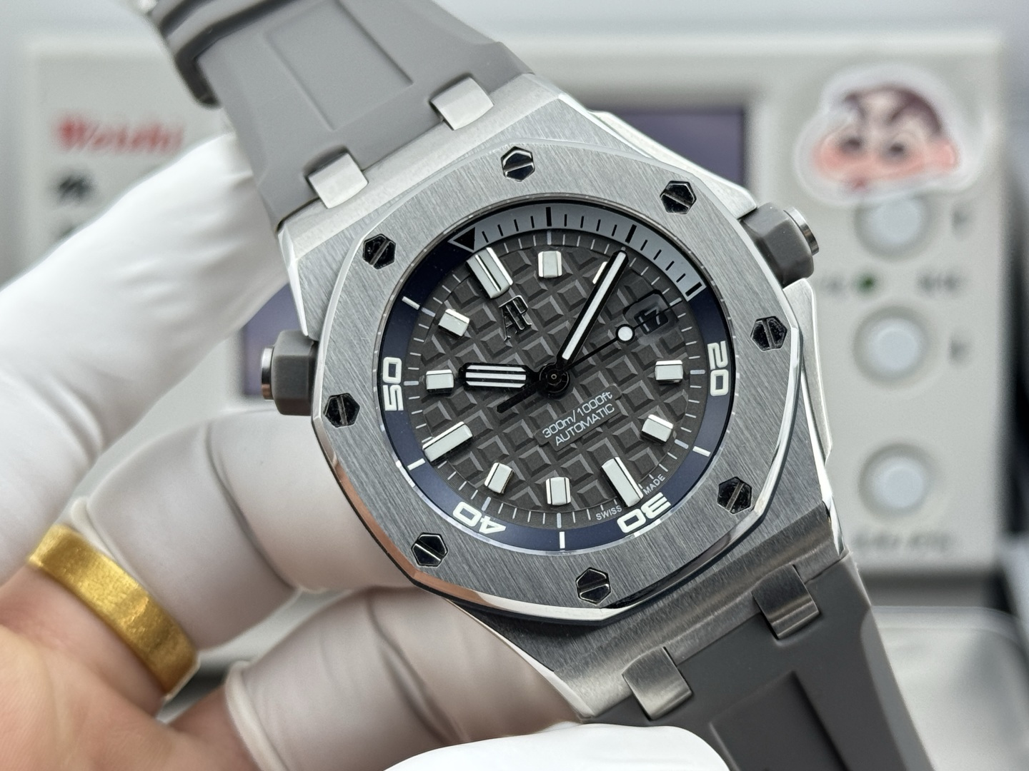 [TOP] Audemars Piguet Men's Watch 42mmX14.1mm - Grey - 711 Luxury