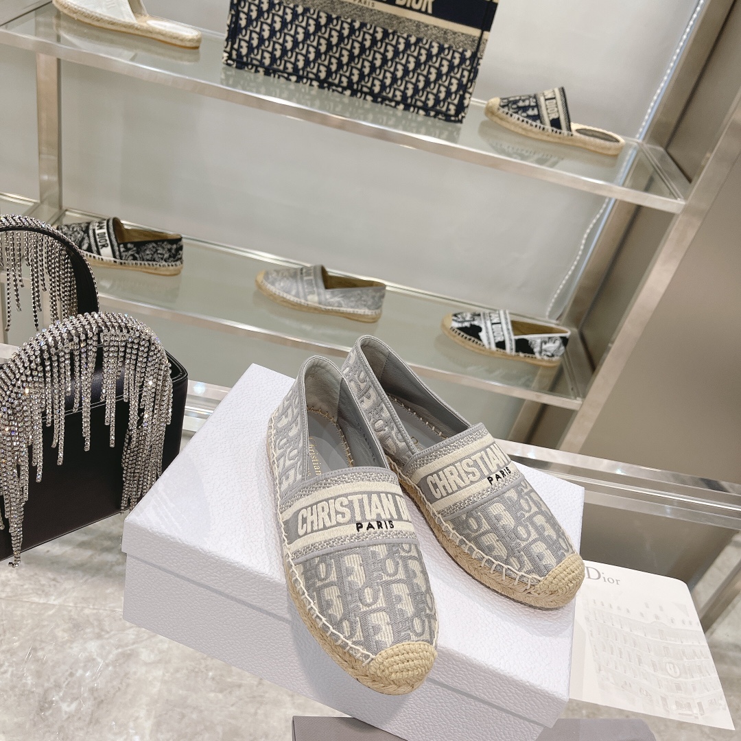 [TOP] Christian Dior Fisherman Shoes - Grey - 711 Luxury
