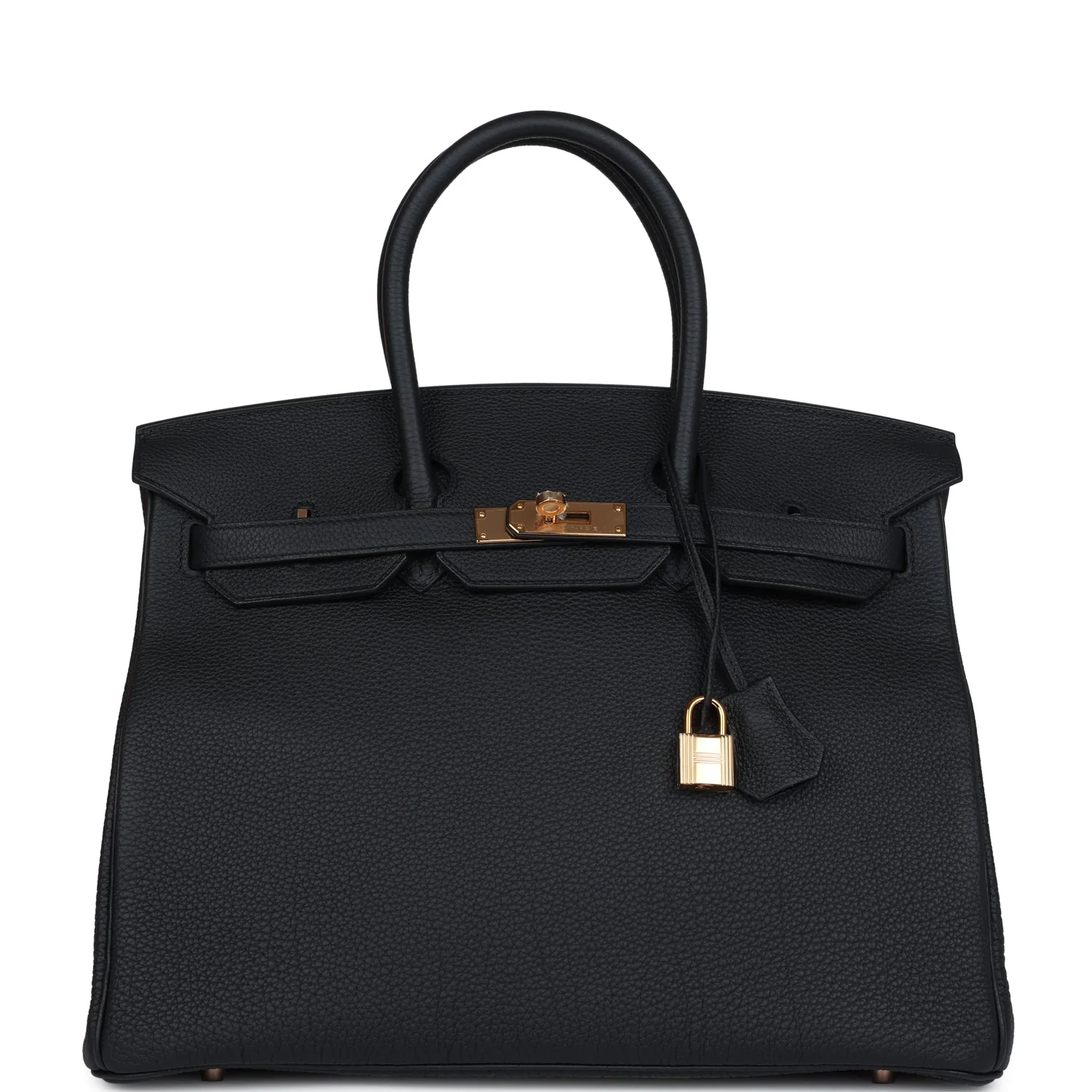 Hermes BirkinBlack Togo Rose Gold Hardware
