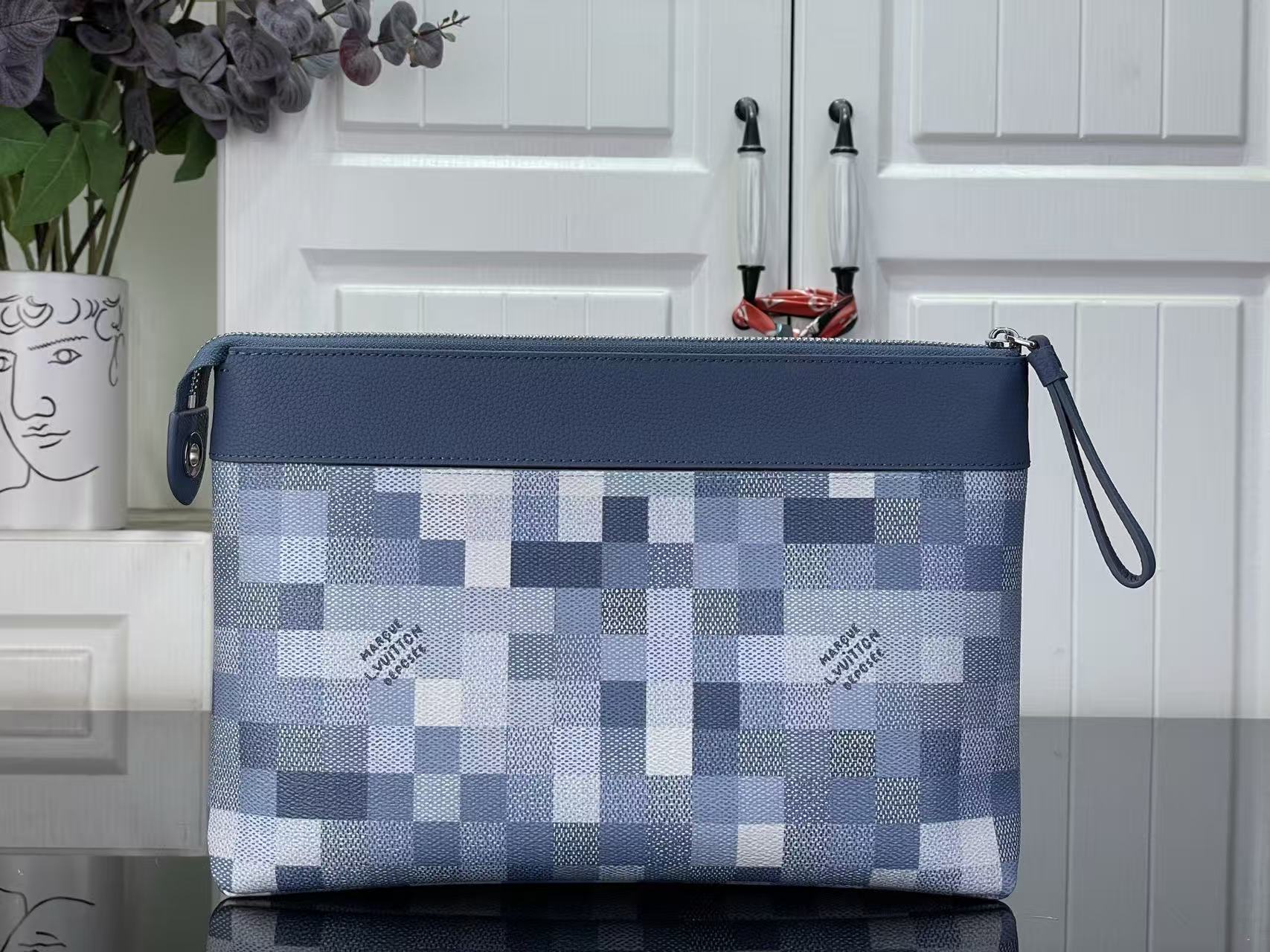 [TOP] Louis Vuitton LV Handbag 30 x 21 x 7.5 cm - Blue - 711 Luxury