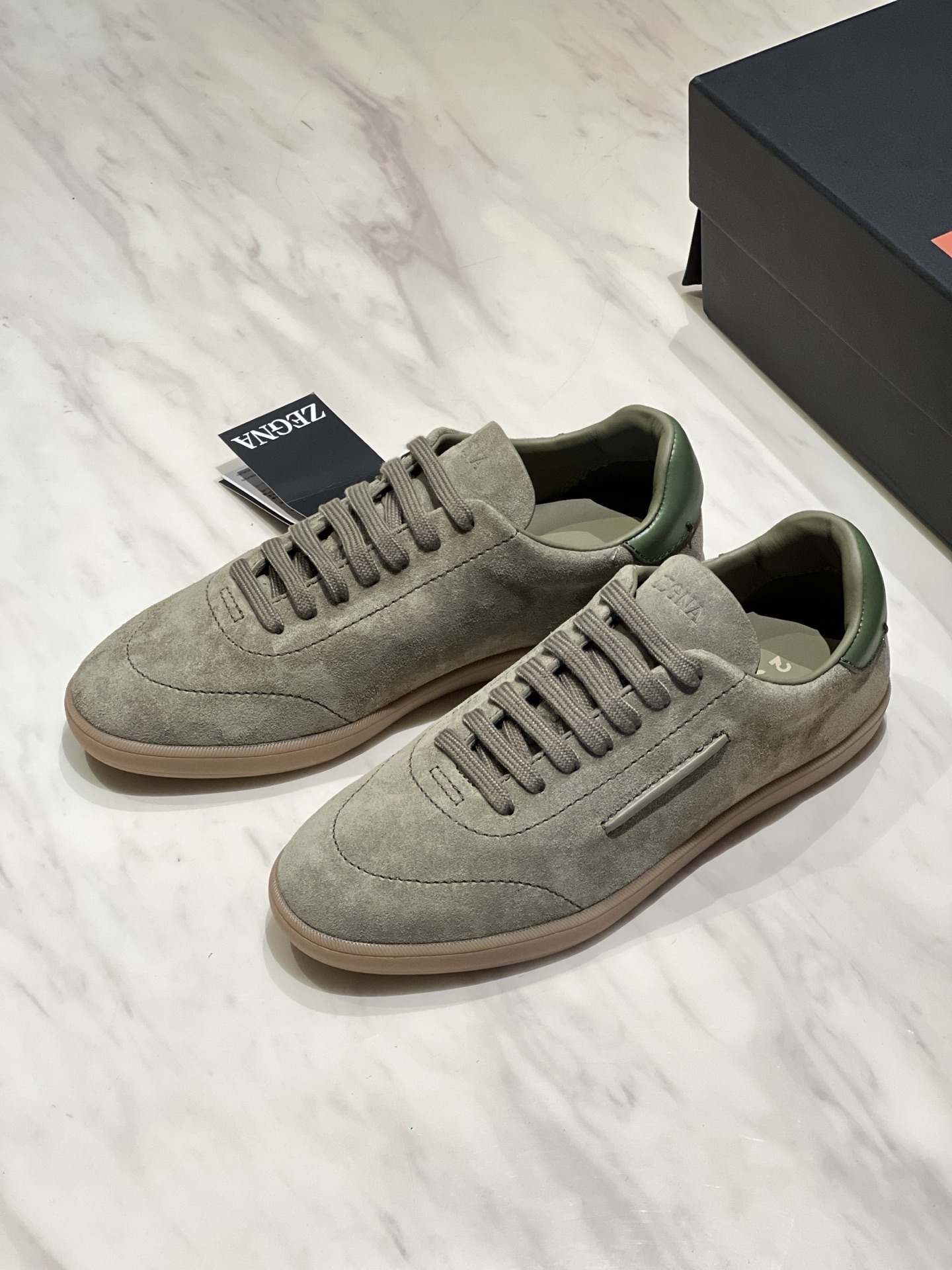 Zegna 232 Suede Sneakers #384742