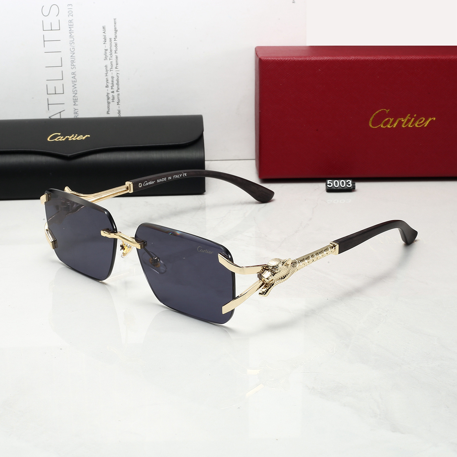 [TOP] Cartier Sunglasses - 5 Colors - 711 Luxury