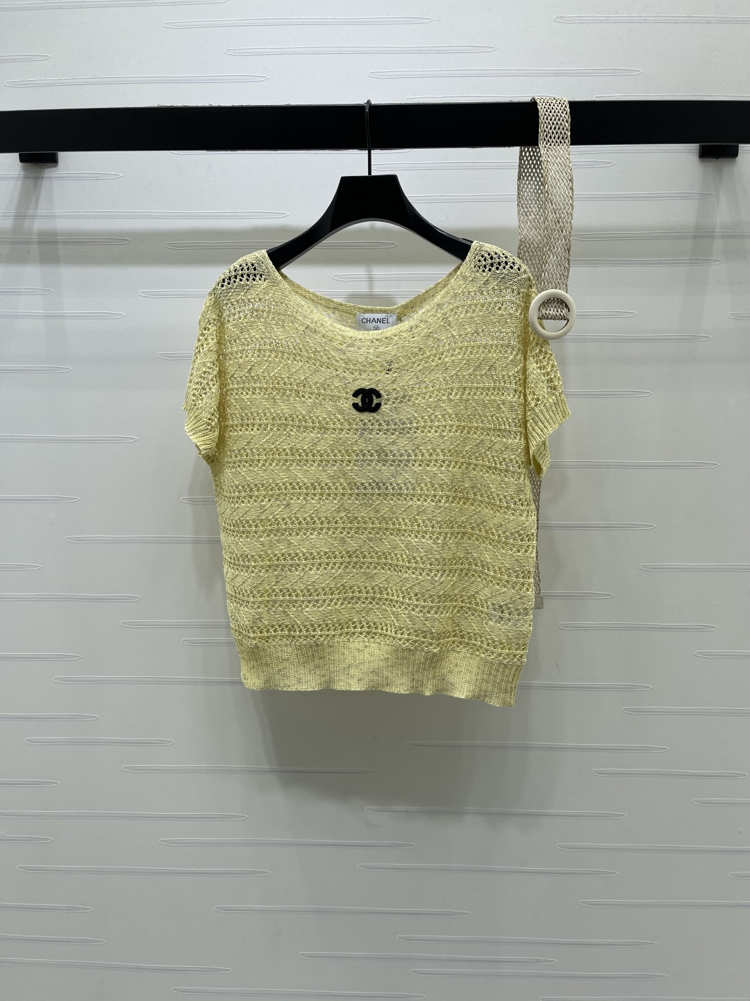 [TOP] CHANEL Knit Top - Yellow - 711 Luxury