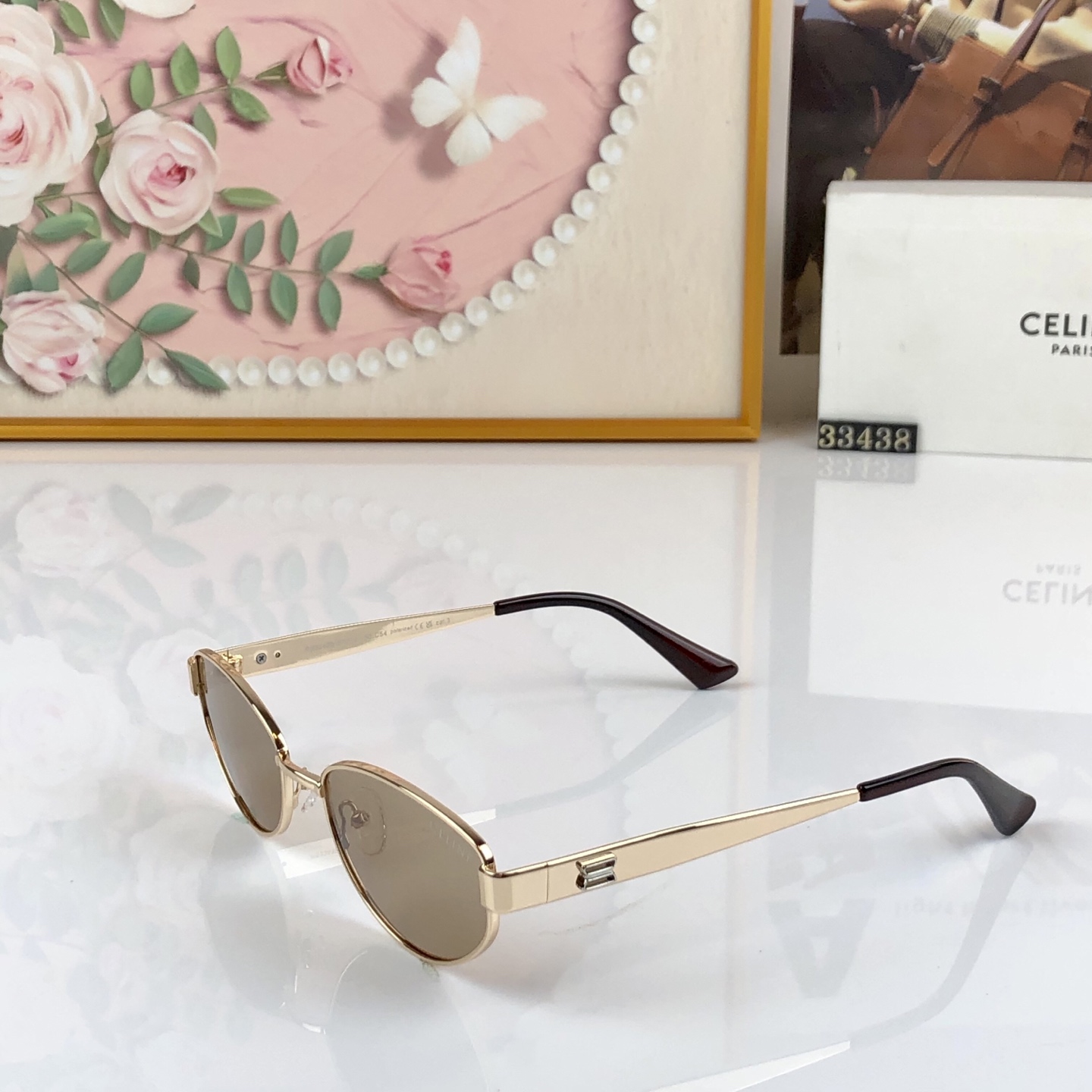 [TOP] CELINE Sunglasses - Gold - 711 Luxury