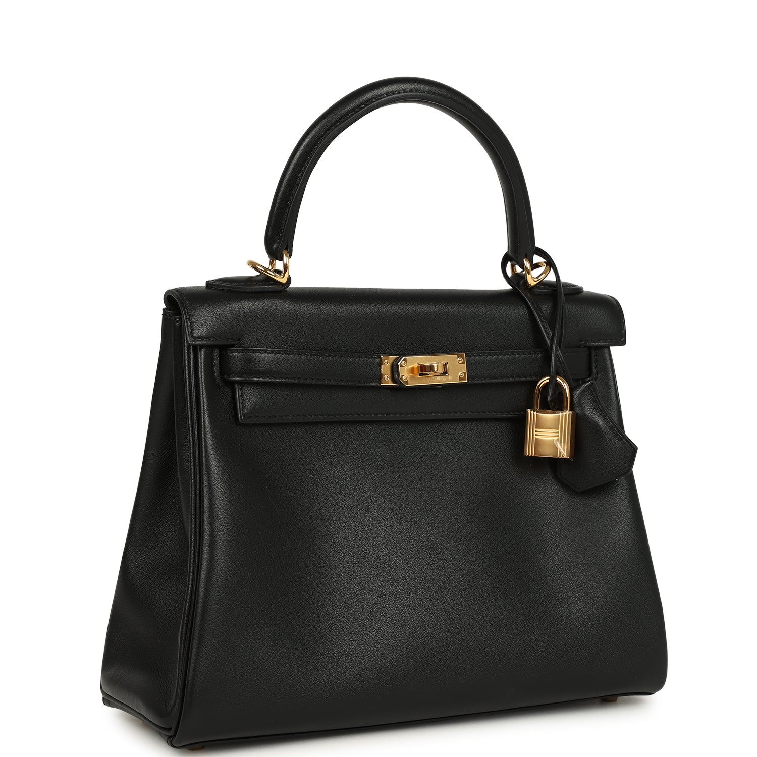 Hermes Kelly Retourne  Black Cheri Gold Hardware