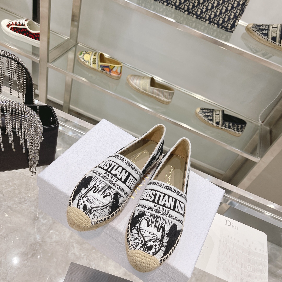 [TOP] Christian Dior Fisherman Shoes - White and Black - 711 Luxury