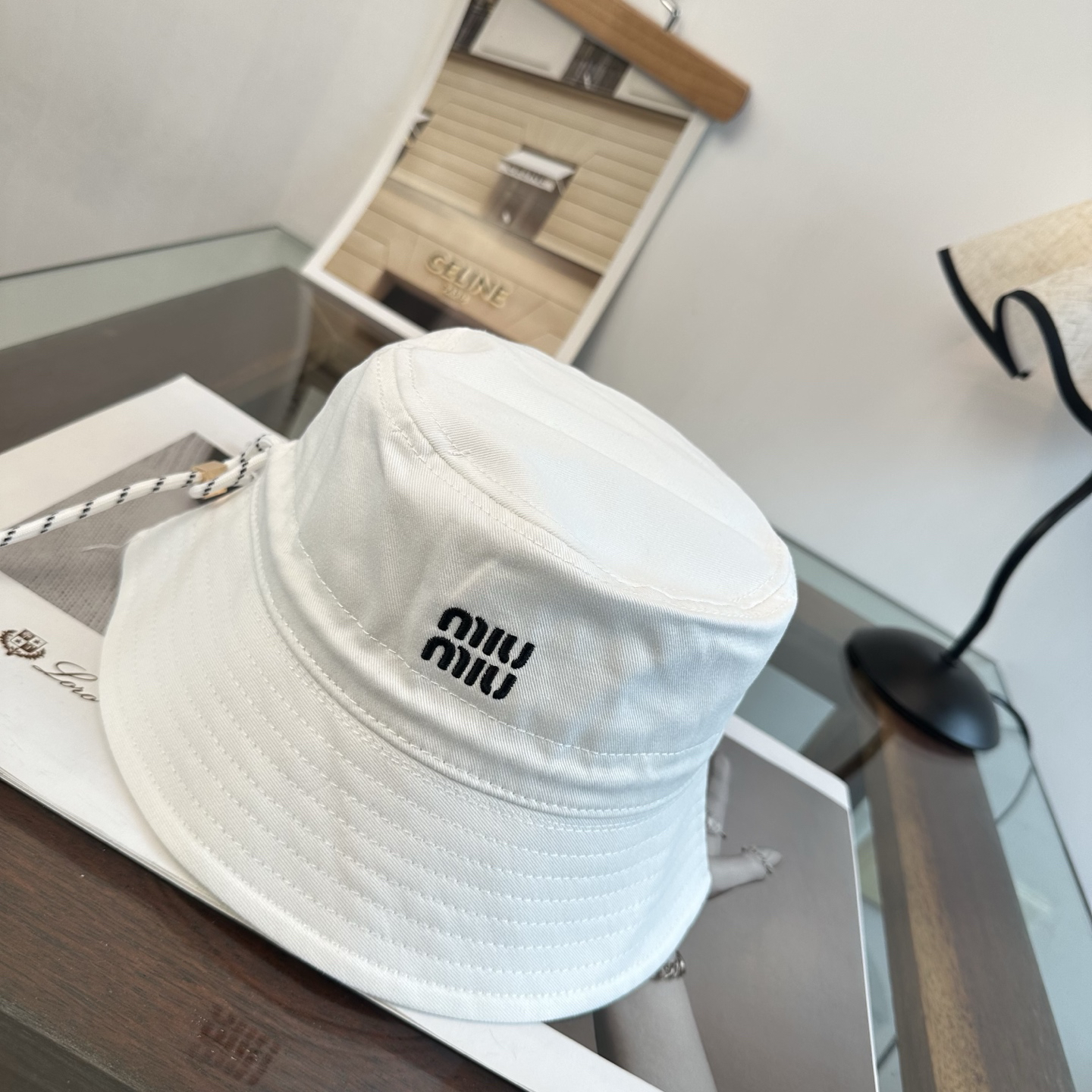 [TOP] Miu Miu  Hat - White - 711 Luxury