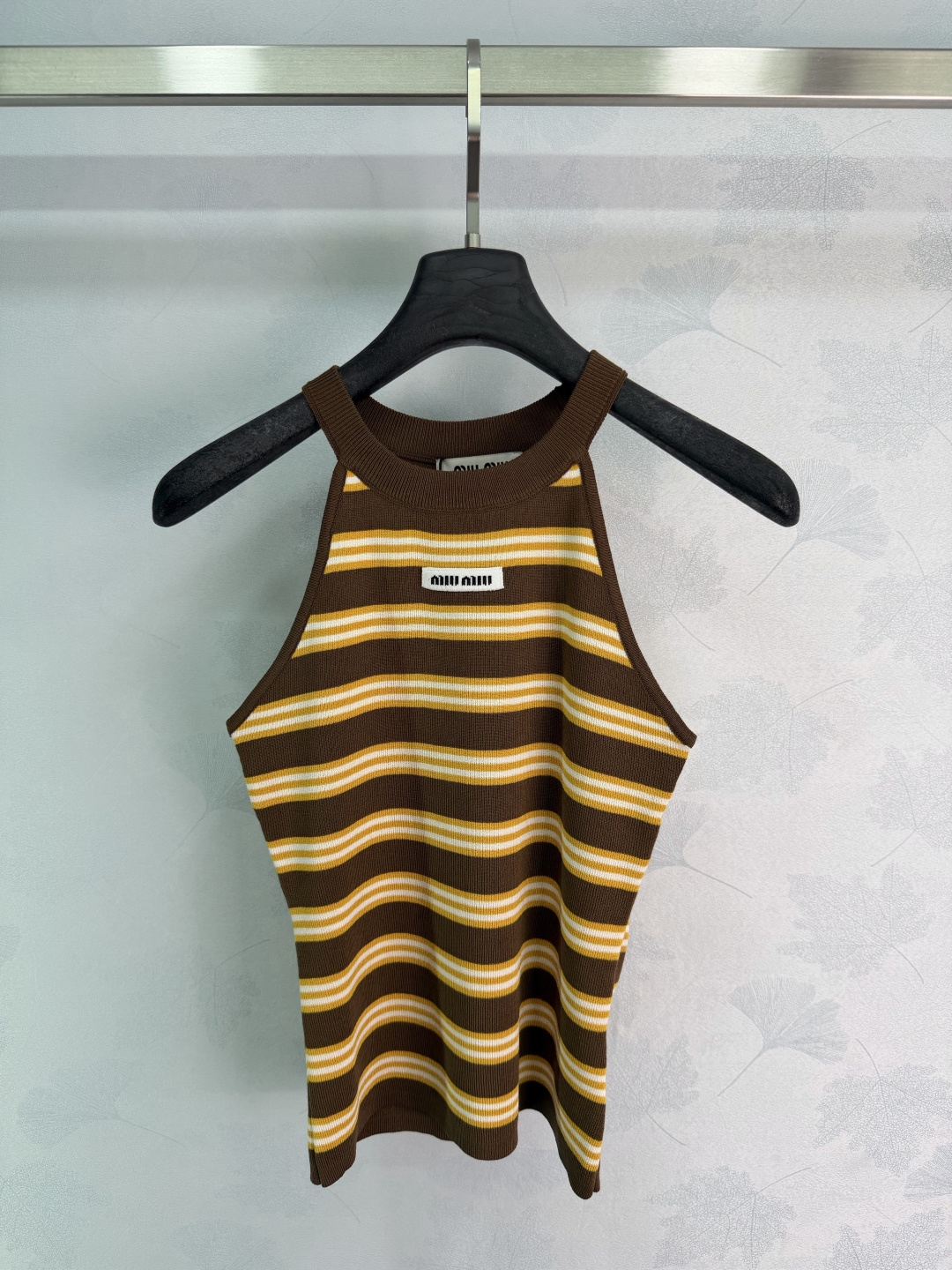 [TOP] Miu Miu Knit Vest - Brown - 711 Luxury