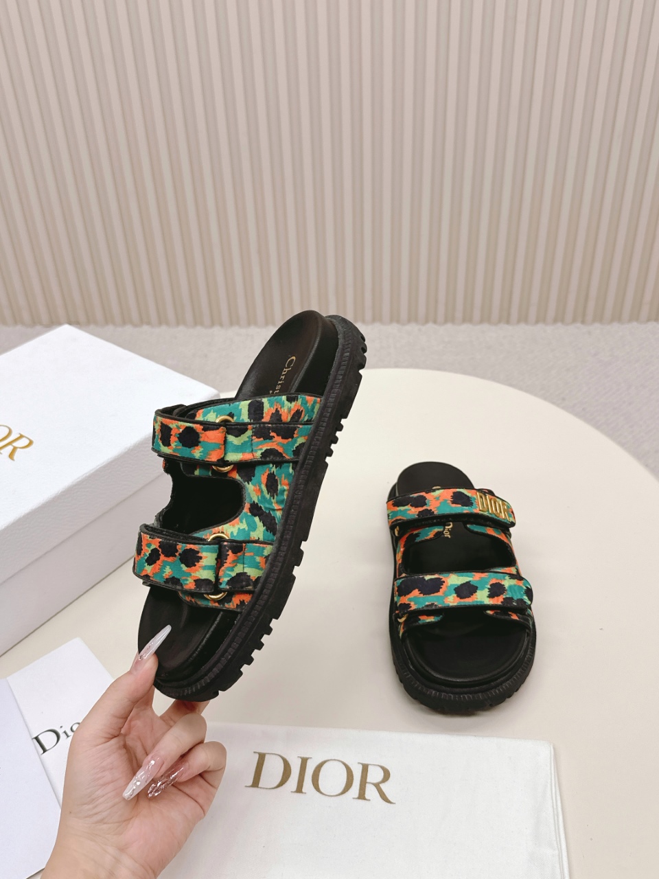 [TOP] Christian Dior Sandals - Black - 711 Luxury