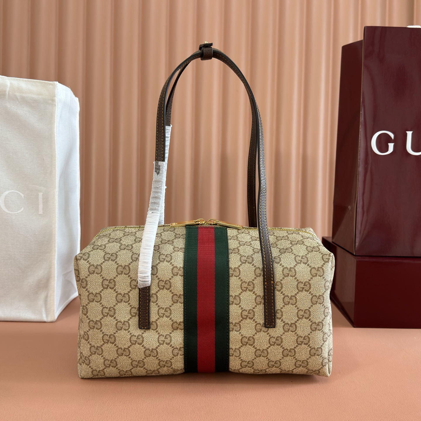 [TOP] GUCCI Generation Bag 29 x 14 x 15 cm - Brown - 711 Luxury