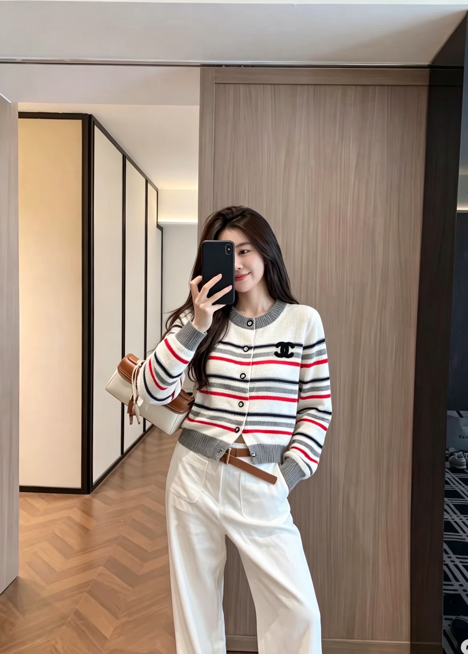 [TOP] CHANEL Knit Cardigan - 2 Color - 711 Luxury