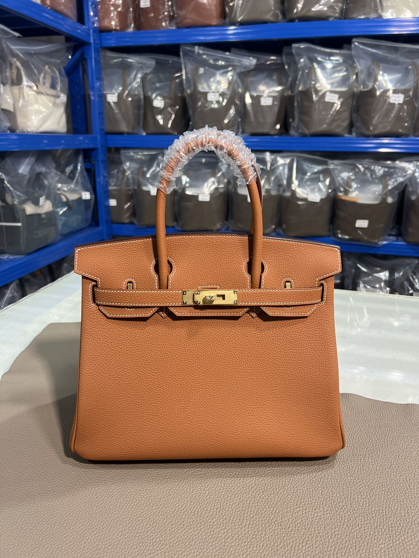 [TOP] HERMES Birkin Togo Leather 30cm - Gold & GHW
