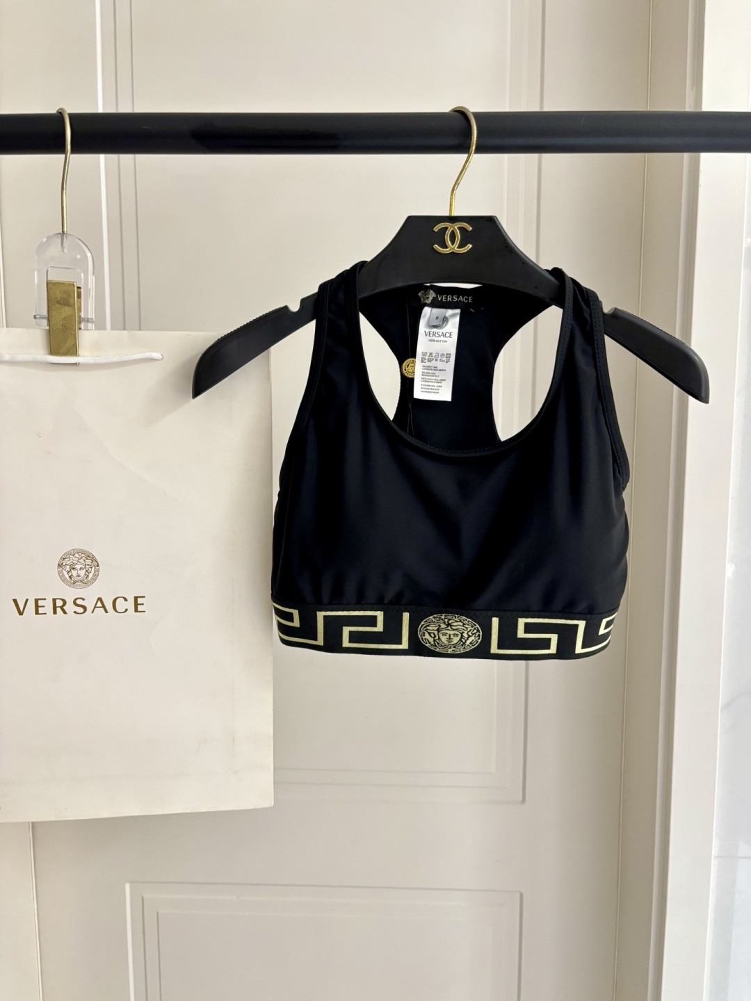 [TOP] VERSACE Sports Suit - Black - 711 Luxury