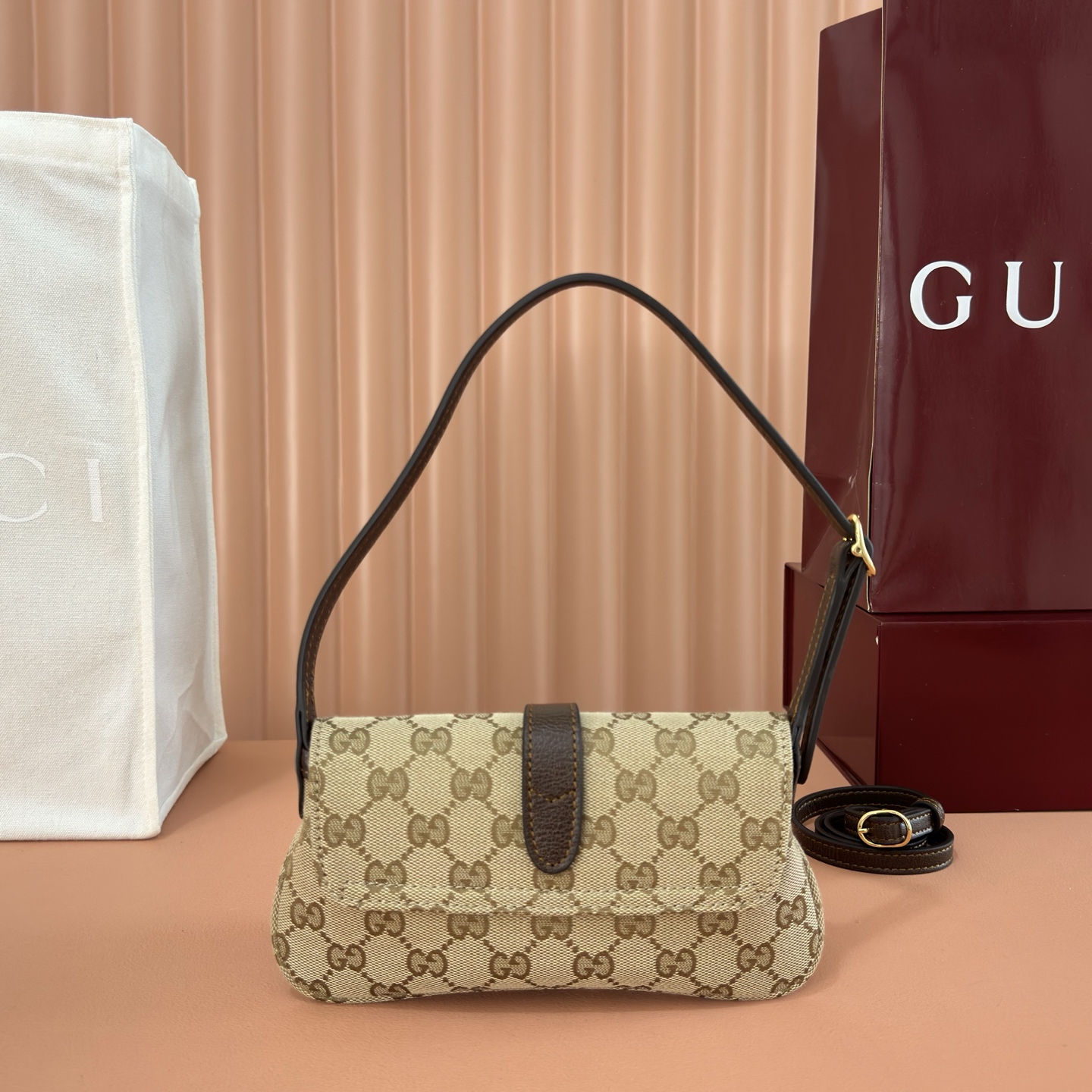 [TOP] GUCCI Jaie 1961 Bag 21.5x11.5x2cm - Brown - 711 Luxury
