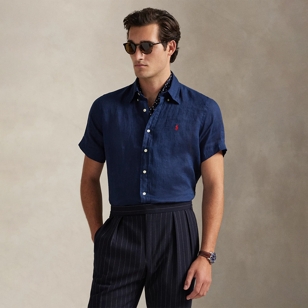 Ralph Lauren Classic Fit Linen Shirt #378660