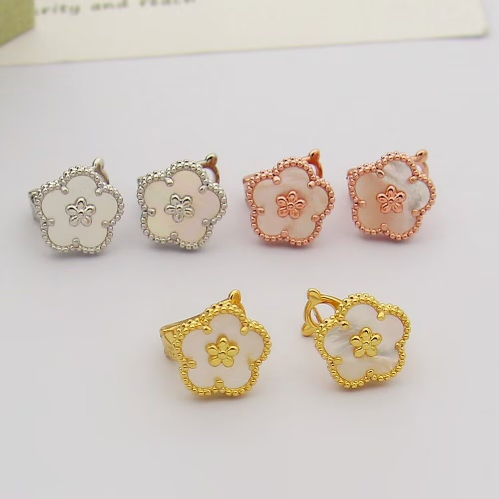 [TOP] Van Cleef & Arpels VCA Vintage  Earrings - 3 Colors - 711 Luxury
